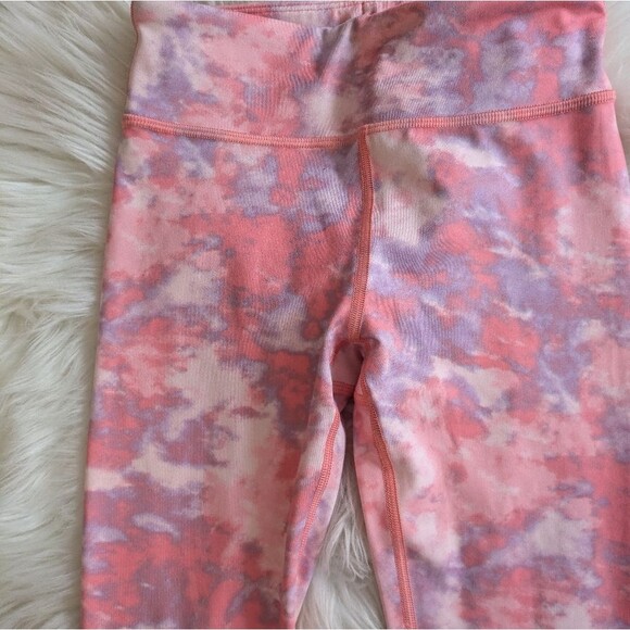 ATHLETA GIRL HIGH RISE CHIT CHAT LEGGINGS Moonstone Pink S Small 7 - Picture 4 of 6